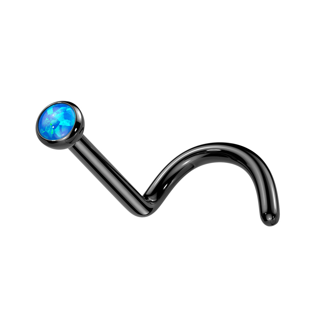 Implant Grade Titanium Opal Ball Top Nose Screw
